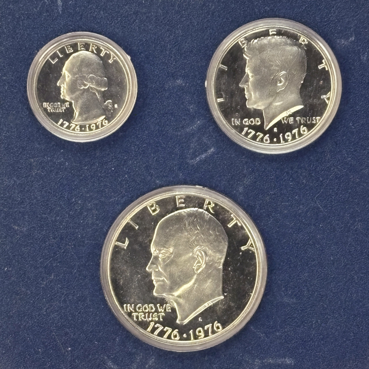 [USA] Proof set, 3 discs, 1976 [C-0000205]