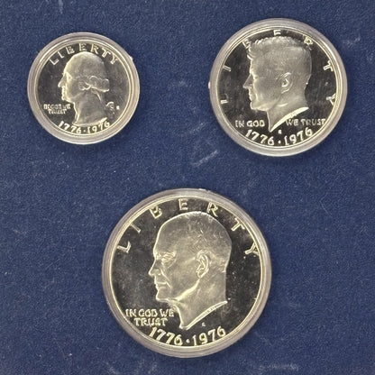 [USA] Proof set, 3 discs, 1976 [C-0000205]