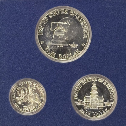 [USA] Proof set, 3 discs, 1976 [C-0000205]
