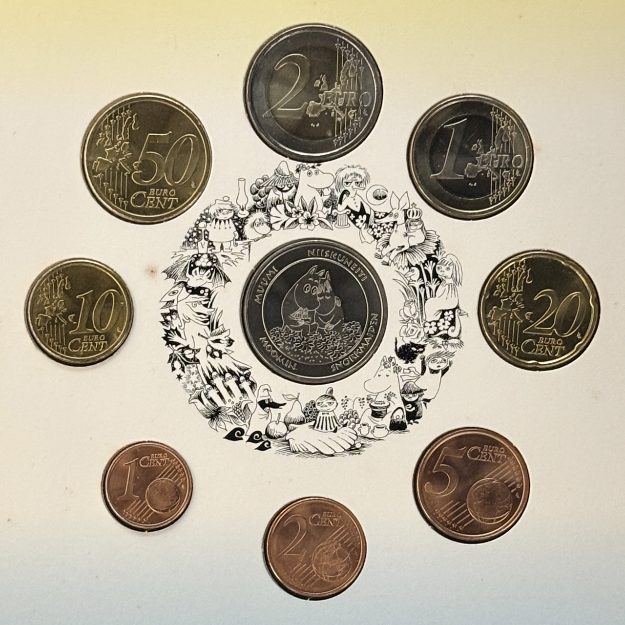 [Finland] Moomin Mint Set (8 Coins + 1 Medal) 2004 [C-0000761]