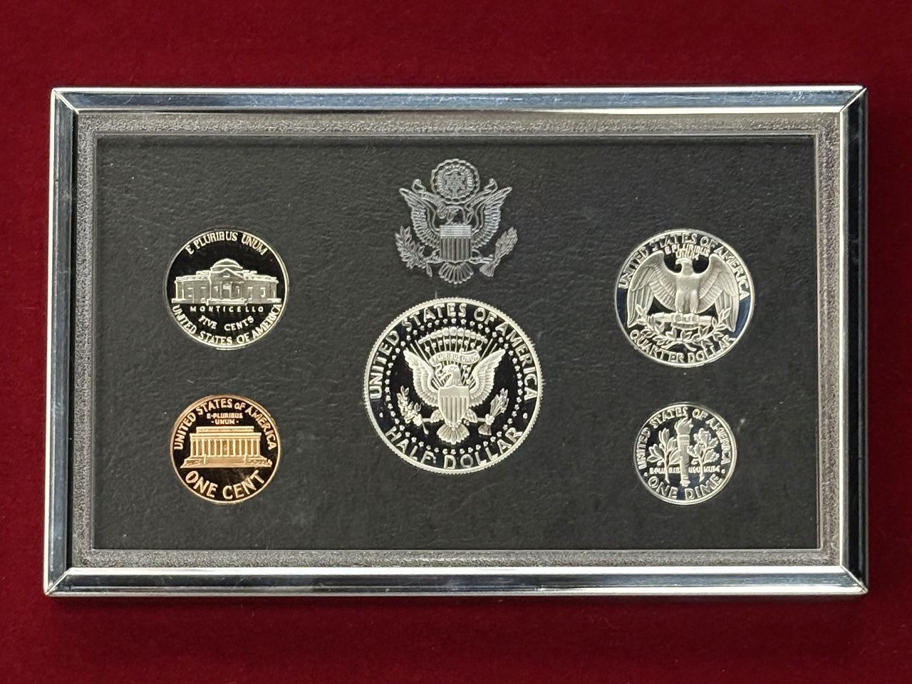 [USA] Silver Premier Proof Set of 5, 1992 [C-0000762]