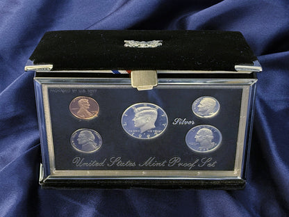 [USA] Silver Premier Proof Set of 5, 1992 [C-0000762]