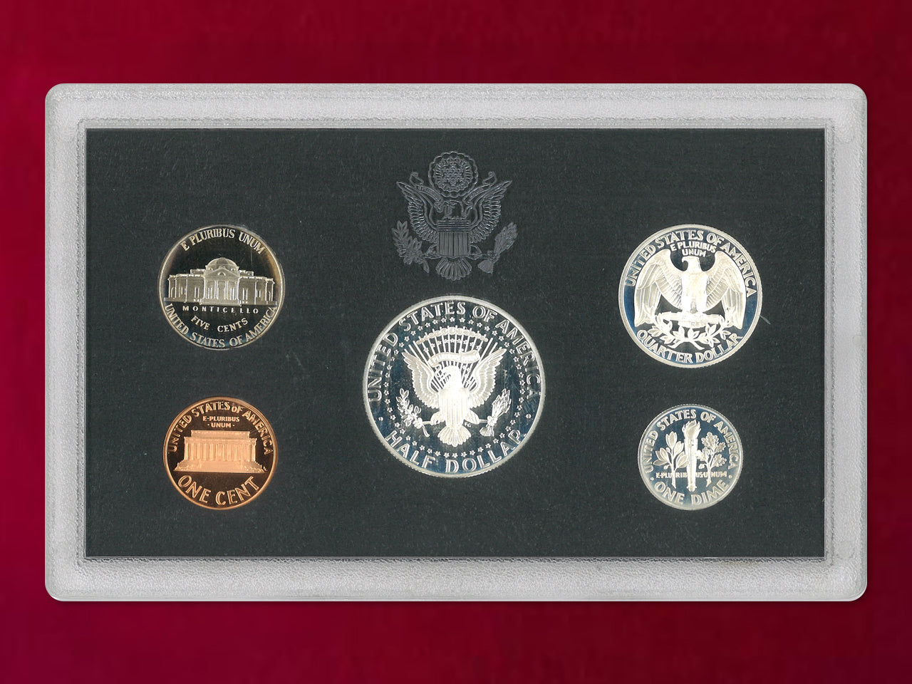 【アメリカ】シルバープルーフセット 5枚組 1993［C-0000764］