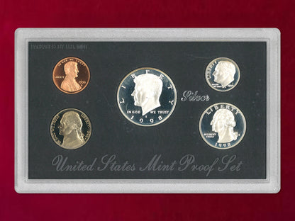 【アメリカ】シルバープルーフセット 5枚組 1998［C-0000765］
