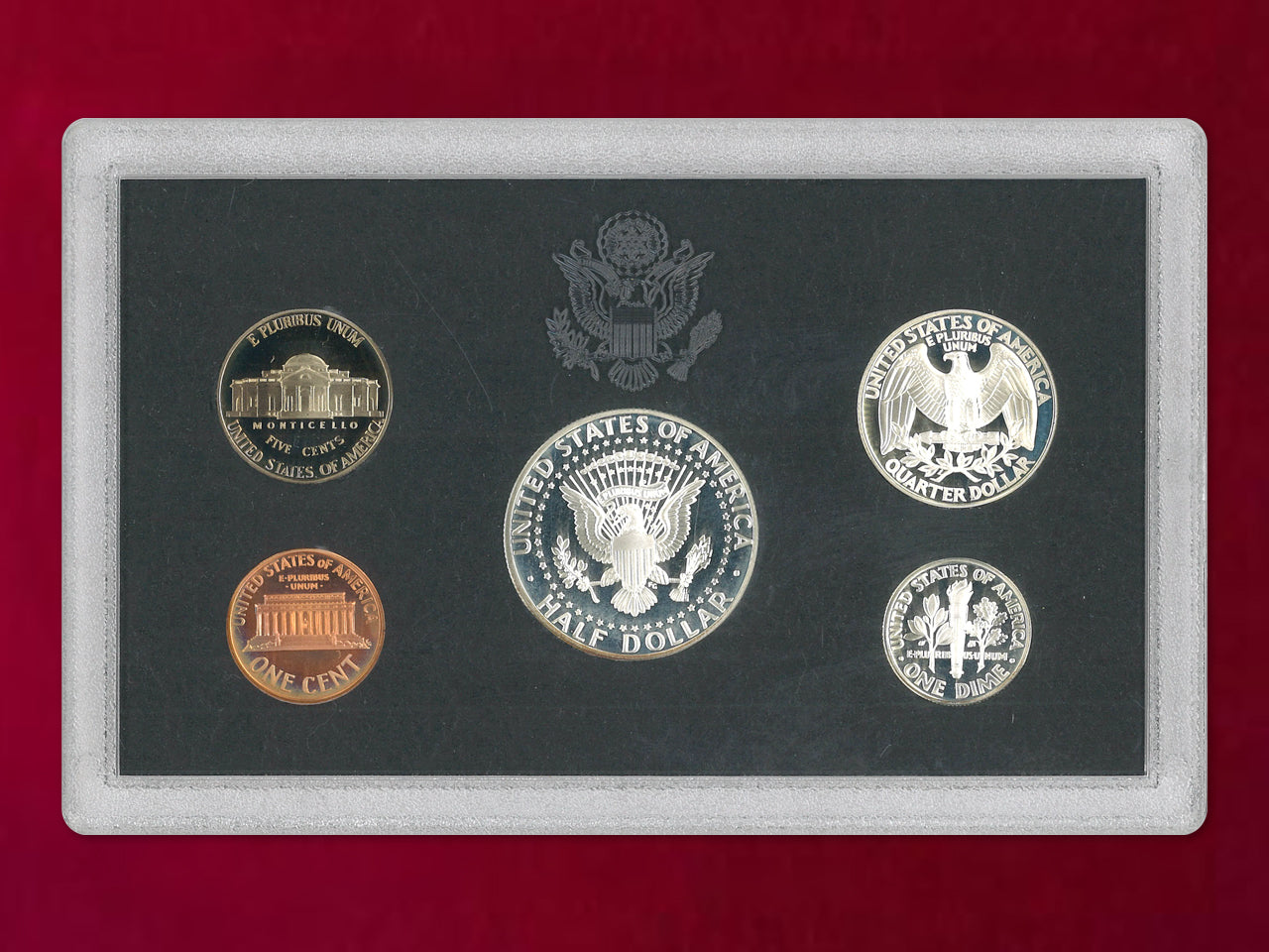 【アメリカ】シルバープルーフセット 5枚組 1998［C-0000765］