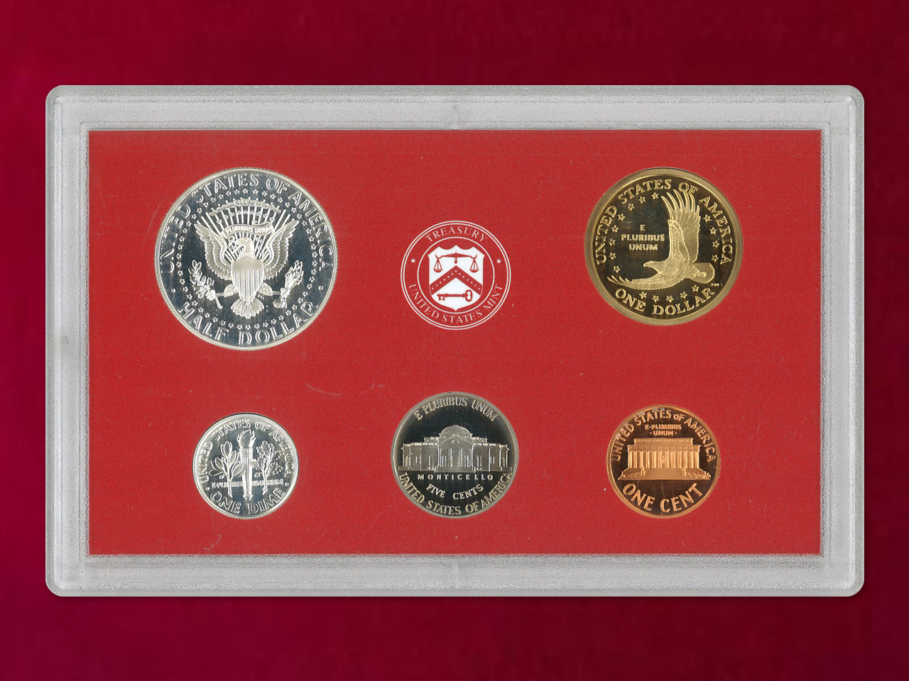 【アメリカ】シルバープルーフセット 10枚組 2000［C-0000766］