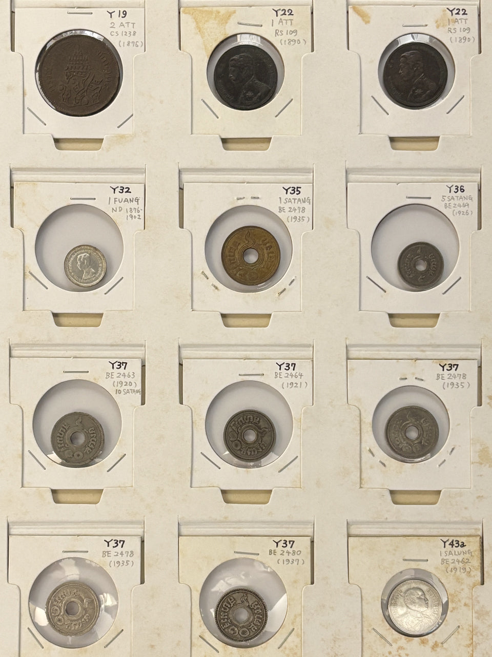 【タイ】コインコレクション 54枚組［C-0000769］