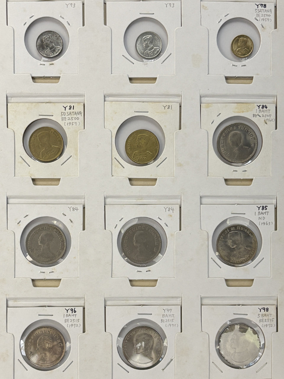 【タイ】コインコレクション 54枚組［C-0000769］