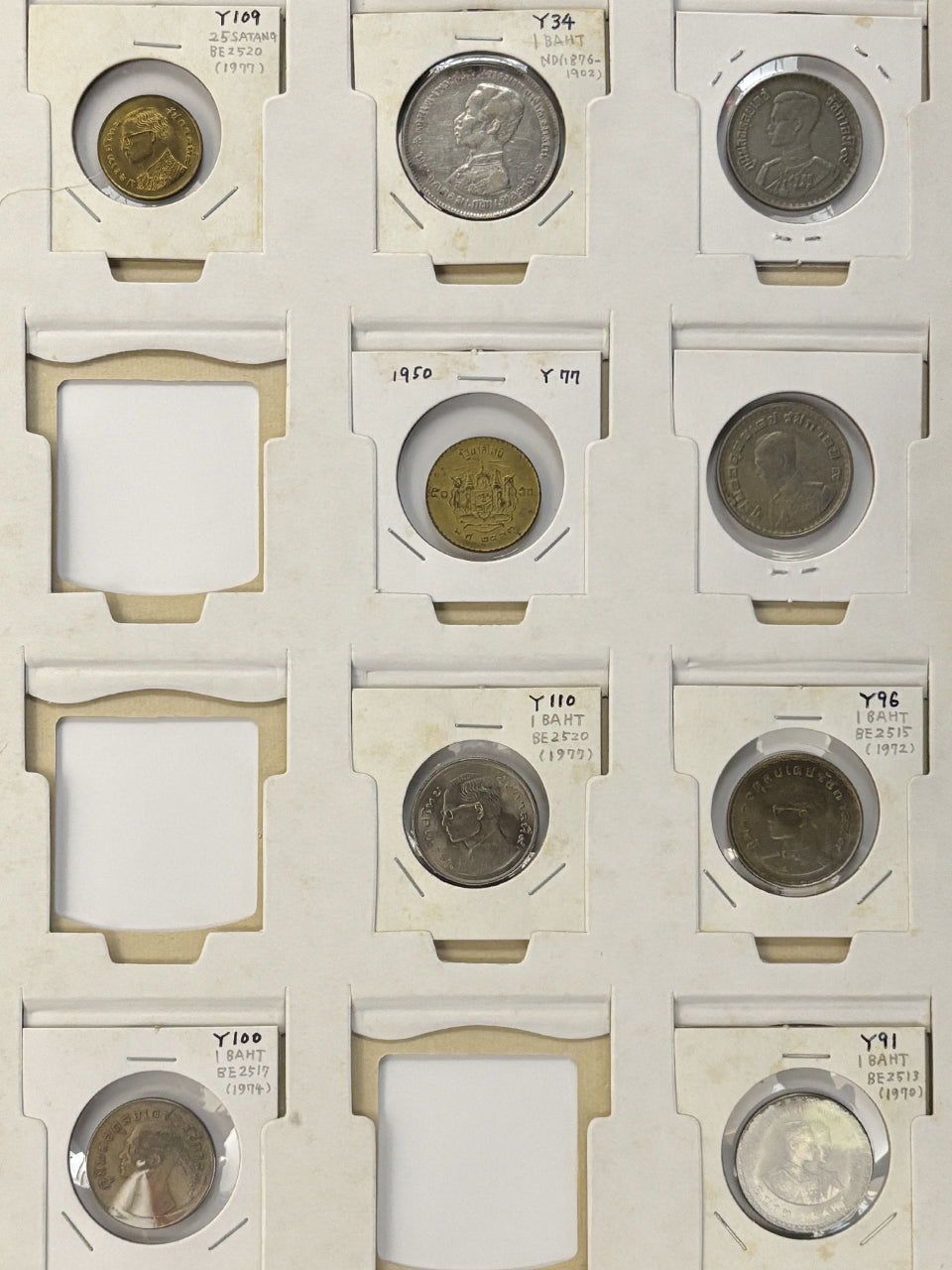 【タイ】コインコレクション 54枚組［C-0000769］
