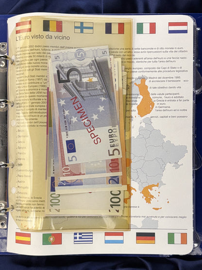 [EU 12 Countries] The First Euro Coin Set, 96 Coins, 2002 [C-0000675]