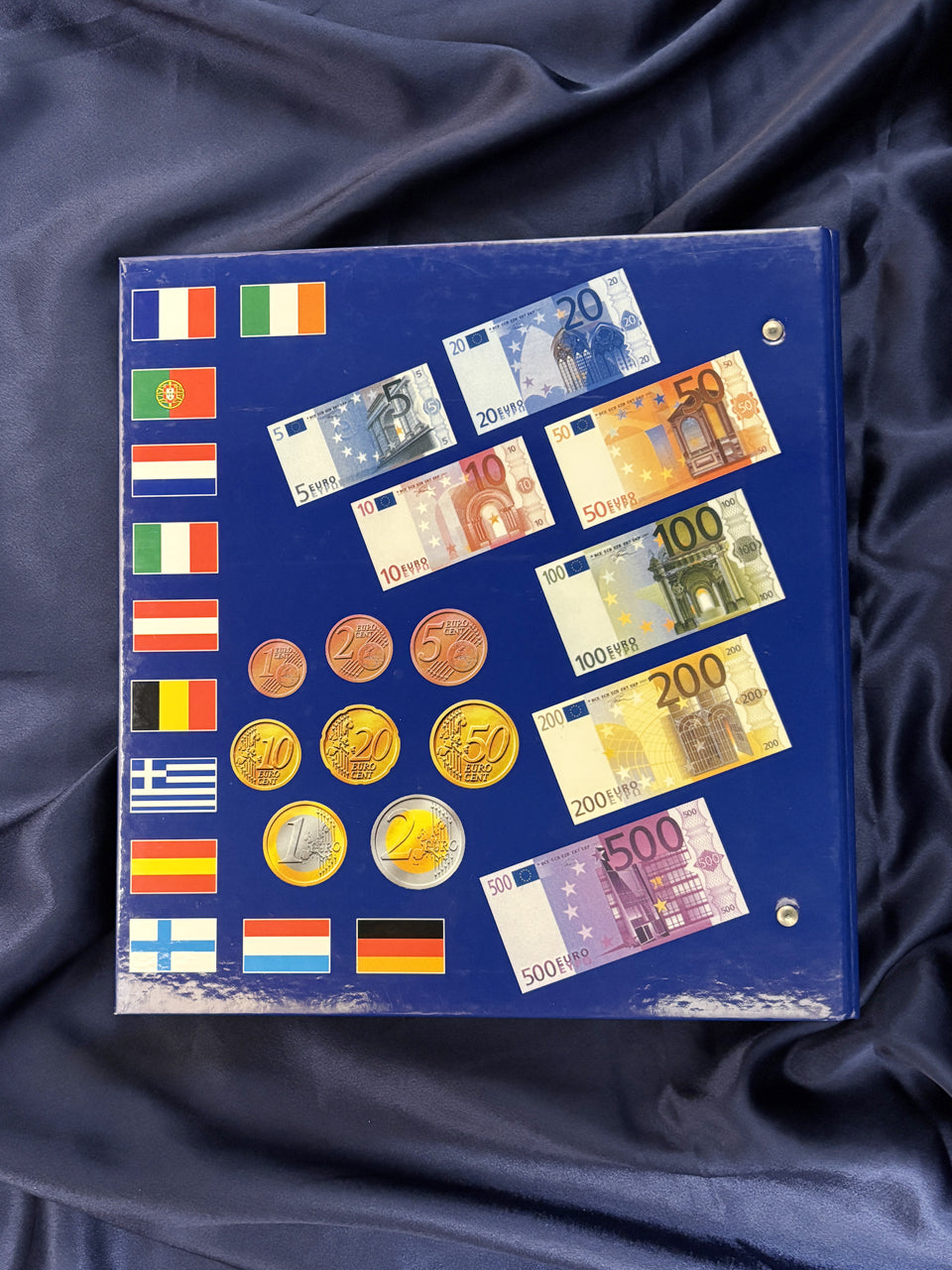[EU 12 Countries] The First Euro Coin Set, 96 Coins, 2002 [C-0000675]