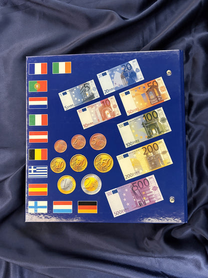 [EU 12 Countries] The First Euro Coin Set, 96 Coins, 2002 [C-0000675]