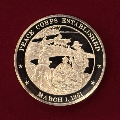 [USA] Peace Corps Establishment Bronze Medal, Proof, 1961 [C-0000772]