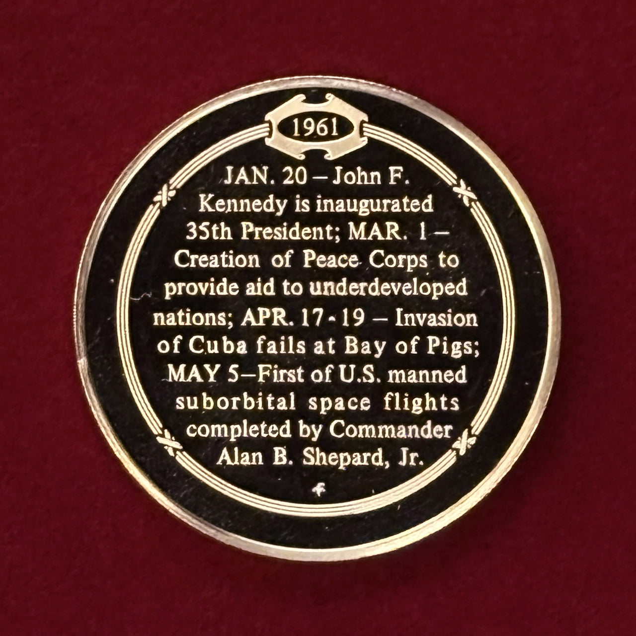 [USA] Peace Corps Establishment Bronze Medal, Proof, 1961 [C-0000772]