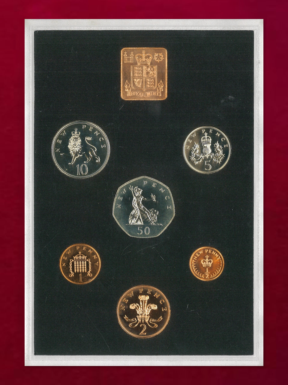 [UK] Coin set of 6 1971 [C-0000262]