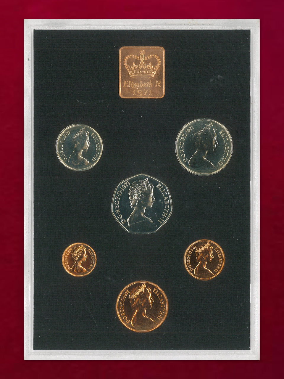 [UK] Coin set of 6 1971 [C-0000262]