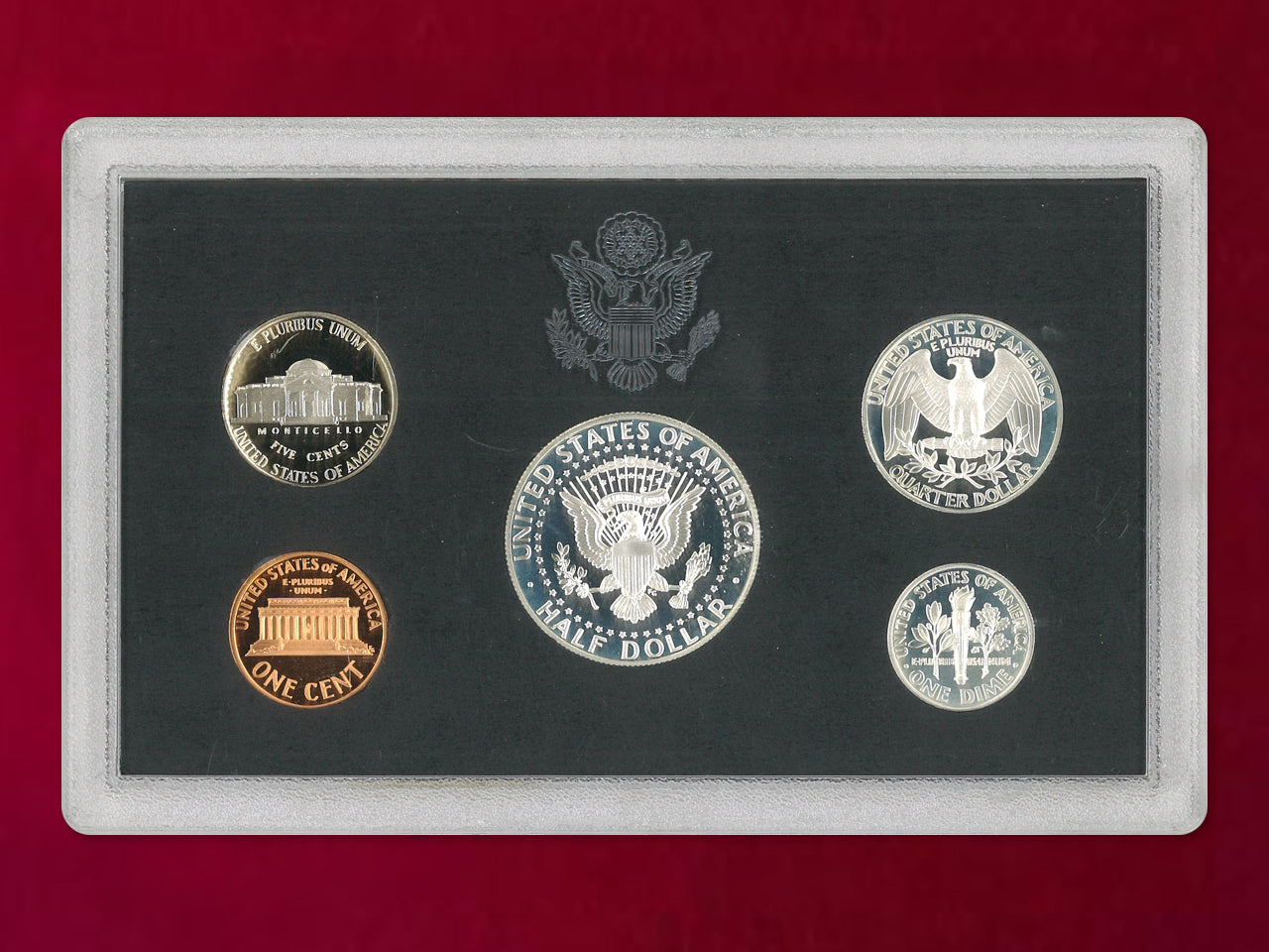 【アメリカ】シルバープルーフセット 5枚組 1992［C-0000781］