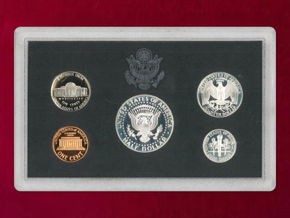 【アメリカ】シルバープルーフセット 5枚組 1992［C-0000781］