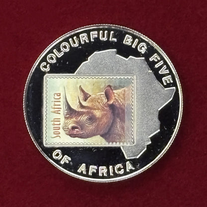 Price Reduced [Uganda] African Animal Rhino 1000 Shilling Proof 2001 [C-0000785]