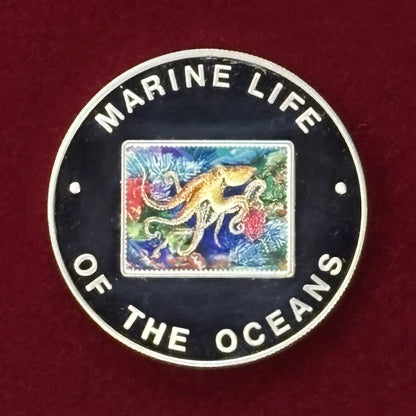 Price Reduced [Uganda] Sea Creature Octopus 1000 Shillings Proof 2002 [C-0000794]