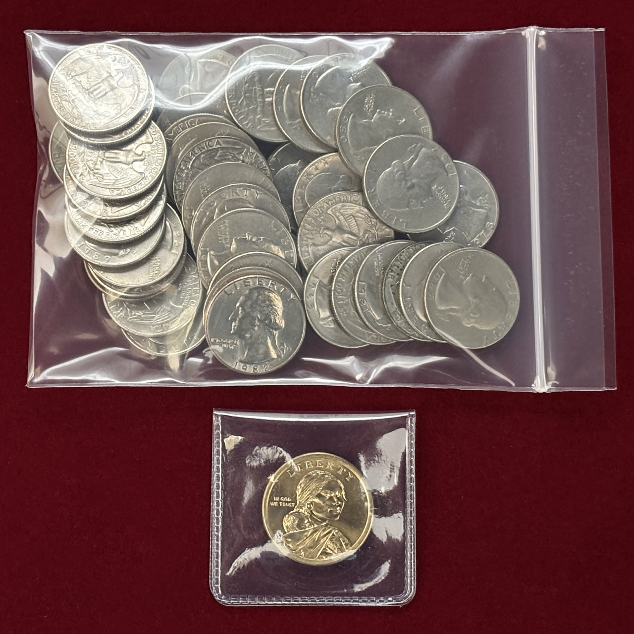 【アメリカ】コインセット 2種詰め合わせ［C-0000806］