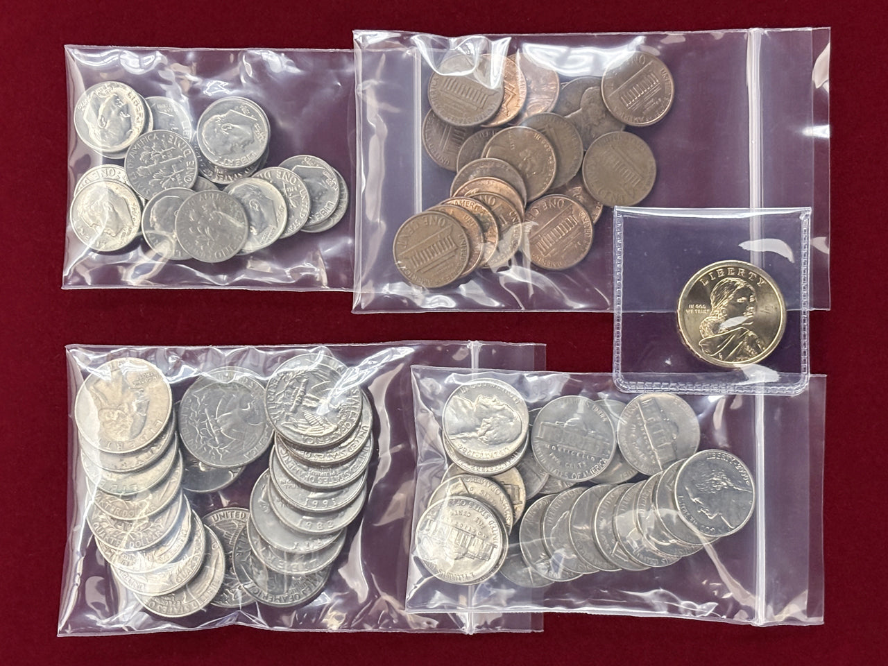 【アメリカ】コインセット 5種詰め合わせ［C-0000807］