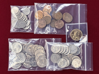 【アメリカ】コインセット 5種詰め合わせ［C-0000808］