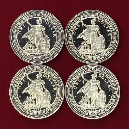 Trade Dollar Medal Chinese Year of the Rabbit Series Proof Set of 4 1999 [C-0000811]