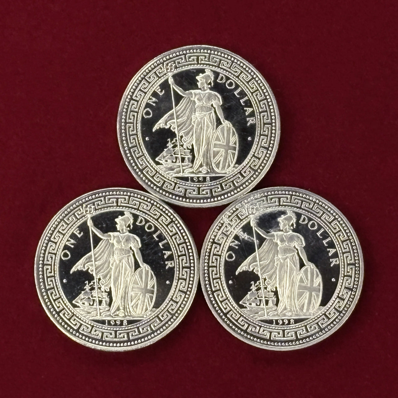 Trade Dollar Medal Building Series Proof Set of 3 1998 [C-0000813]