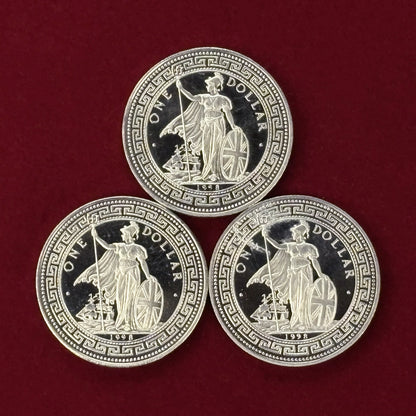 Trade Dollar Medal Building Series Proof Set of 3 1998 [C-0000813]