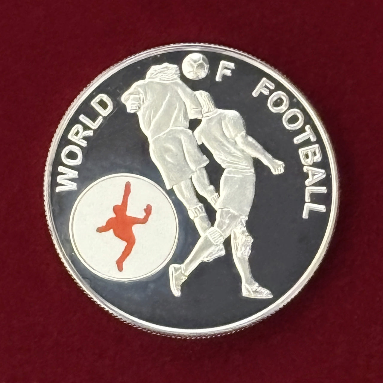 Price Reduced [Uganda] FIFA World Cup Korea/Japan Header 1000 Shilling Proof 2002 [C-0000824]