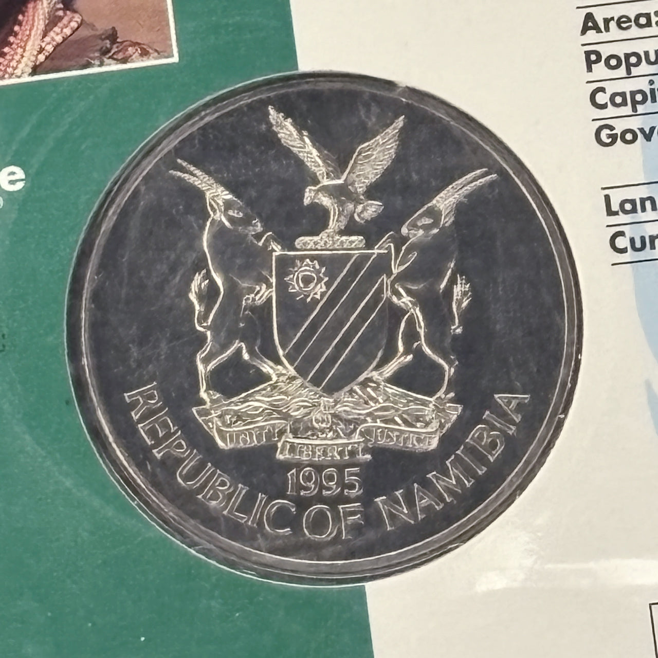 [Namibia] United Nations 50th Anniversary 10-Dollar Cupronickel Coin 1995 [C-0000829]
