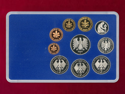 [Germany] Proof Set, 8 sheets, 5 types (total 40 sheets), 2001 [C-0000843]