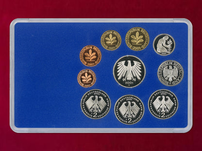 [Germany] Proof Set, 8 sheets, 5 types (total 40 sheets), 2001 [C-0000843]