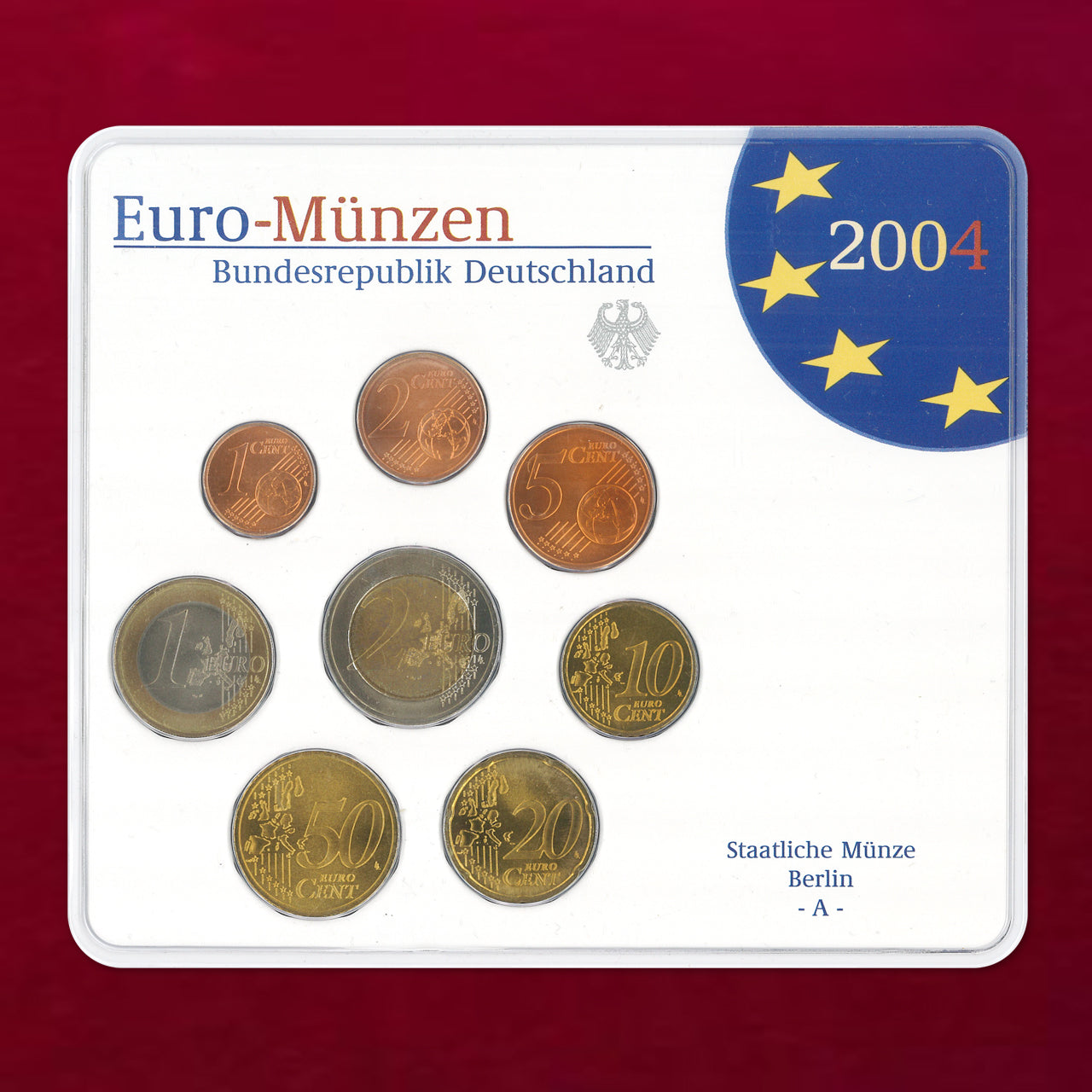 [Germany] Mint Set, 8-piece set, 5 types (total 40 pieces), 2004 [C-0000845]