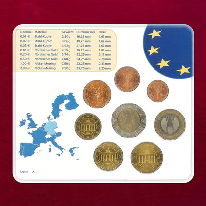 [Germany] Mint Set, 8-piece set, 5 types (total 40 pieces), 2004 [C-0000845]