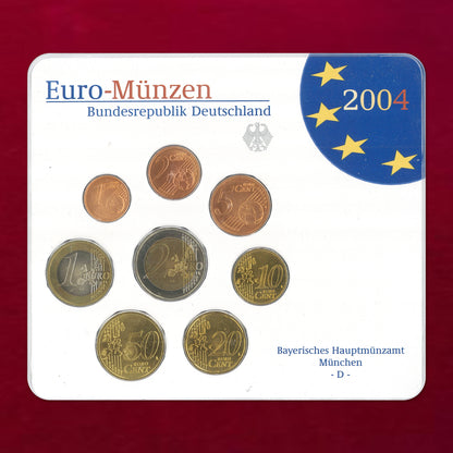 [Germany] Mint Set, 8-piece set, 5 types (total 40 pieces), 2004 [C-0000845]
