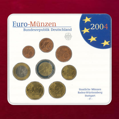 [Germany] Mint Set, 8-piece set, 5 types (total 40 pieces), 2004 [C-0000845]