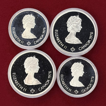 [Canada] Montreal Olympic Games Commemorative Proof Set, 4-Piece Set, 1976 [C-0000849]
