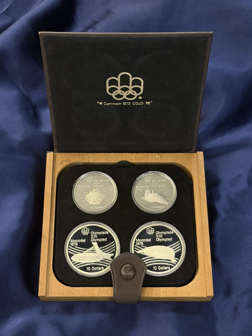 [Canada] Montreal Olympic Games Commemorative Proof Set, 4-Piece Set, 1976 [C-0000849]