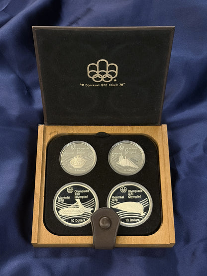 [Canada] Montreal Olympic Games Commemorative Proof Set, 4-Piece Set, 1976 [C-0000849]
