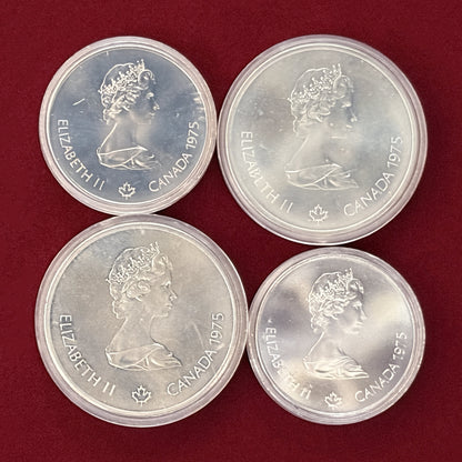 [Canada] Montreal Olympic Games Commemorative Coin Set of 4, 1976 [C-0000850]