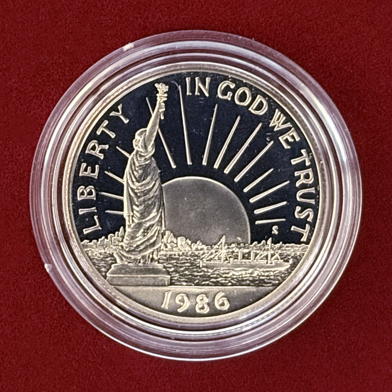 [USA] Statue of Liberty 100th Anniversary Half Dollar Cupronickel Coin 1986 [C-0000855]