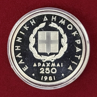 【ギリシャ】第13回ヨーロッパ陸上競技選手権大会記念 プルーフセット 3枚組 1981［C-0000862］