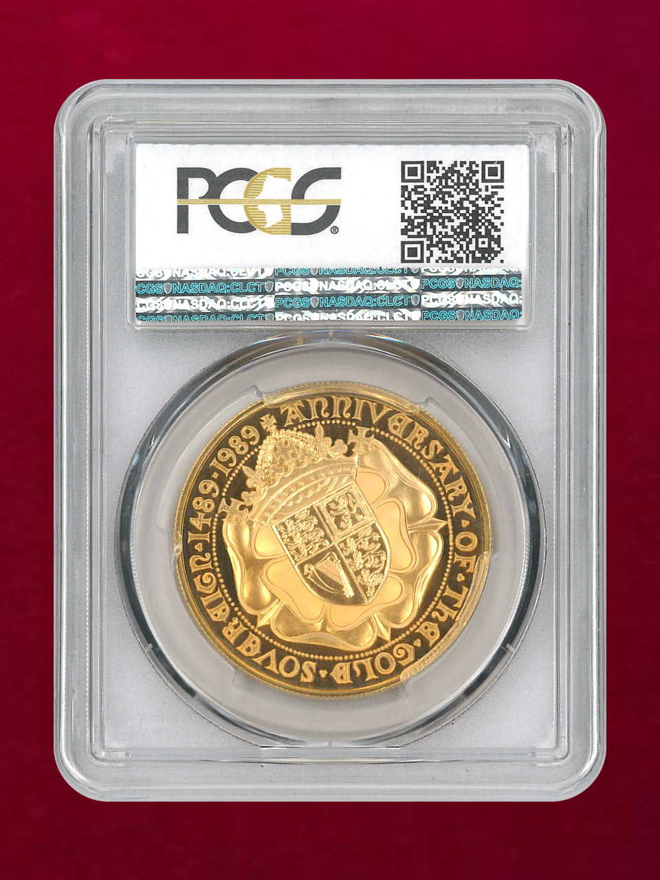【イギリス】ソブリン金貨誕生500周年記念 プルーフセット 金貨4枚組 1989 PCGS［C-0000872］