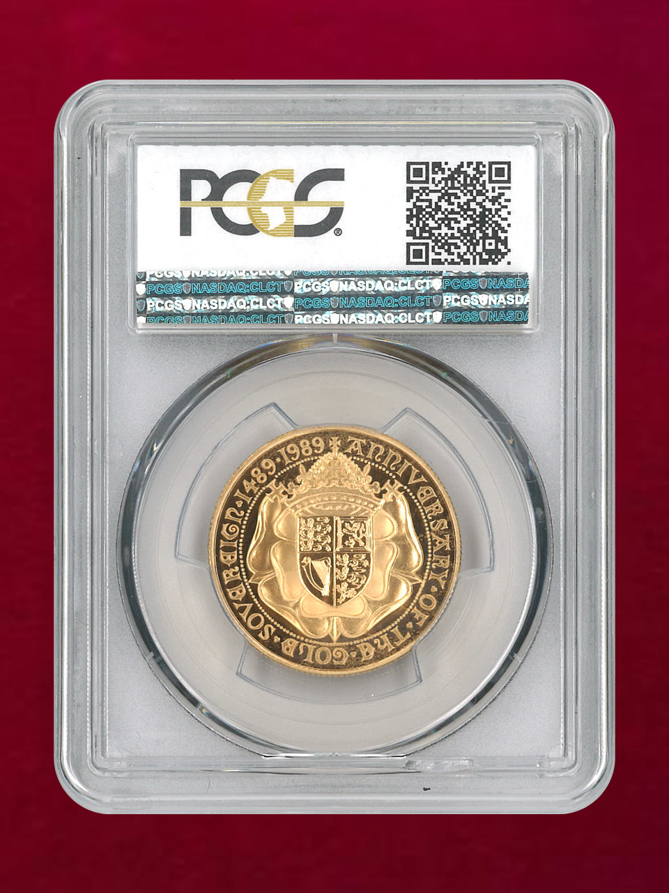 【イギリス】ソブリン金貨誕生500周年記念 プルーフセット 金貨4枚組 1989 PCGS［C-0000872］