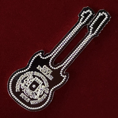 【ソマリア】ギター型コイン ダブルネックギター 1ドル 白銅貨 プルーフ 2012［C-0000875］