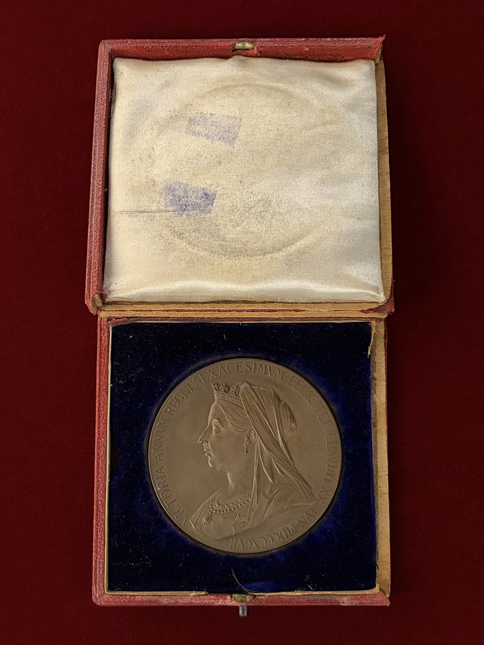 【イギリス】ヴィクトリア女王即位60周年記念 ブロンズ製メダル 1897［C-0000884］