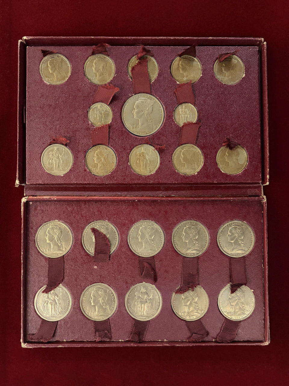 【フランス植民地】ESSAI SET 23枚組 1948［C-0000888］