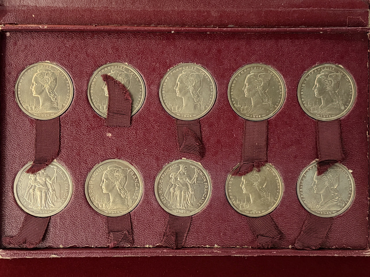 【フランス植民地】ESSAI SET 23枚組 1948［C-0000888］